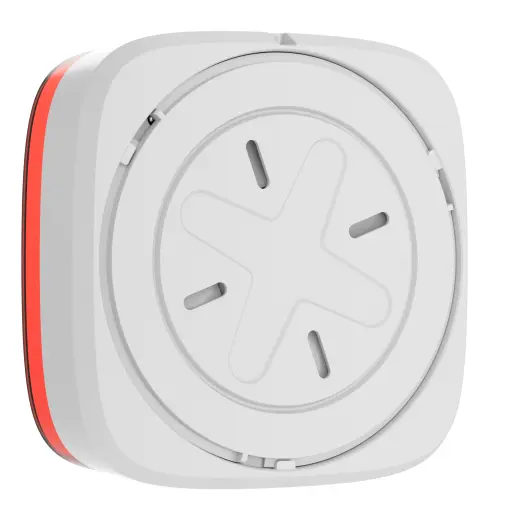 EN54 FireProtect (Sounder/VAD), bezdrát. siréna s majákem, bílá