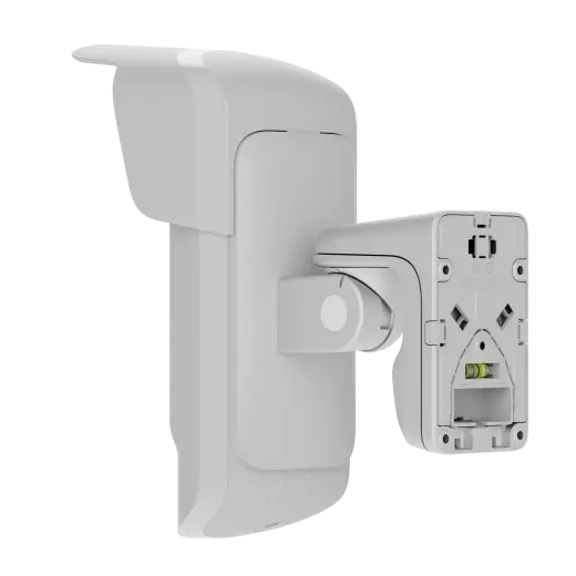 Curtain Outdoor HighMount (PhOD), bezdrát. 2xPIR+MW+CAM detektor, záclona, antimasking, PET imunita, bílý