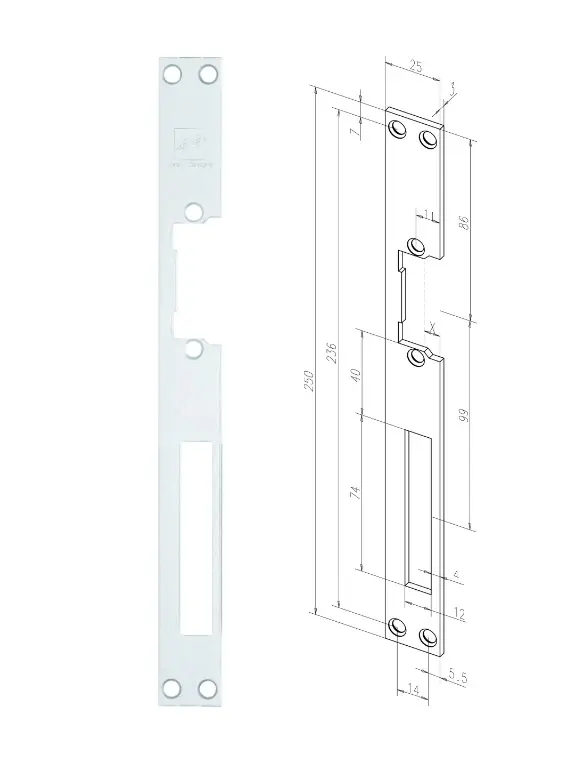 čelní plech – 02102-01