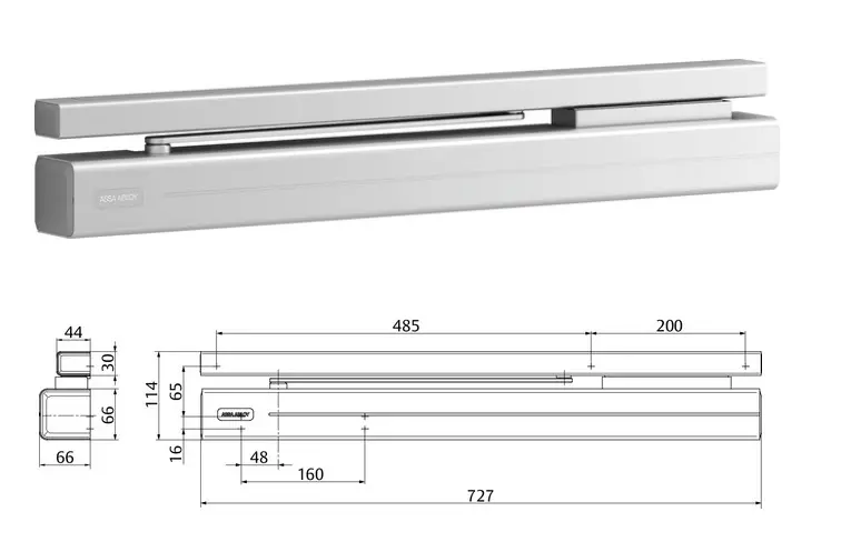 DC700G-FT 24V (na stranu bez pantů)