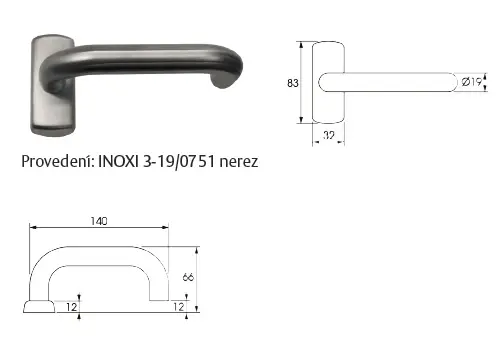 Klika:INOXI 3-19/0751 nerez