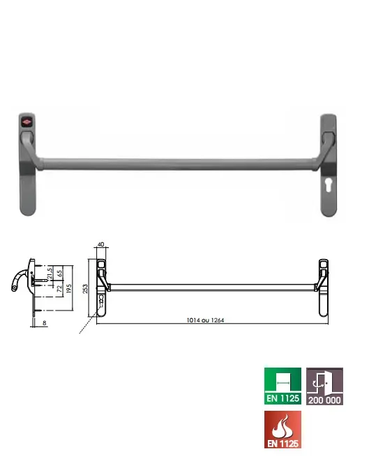 NORMA 991100-09 72MM stribrna