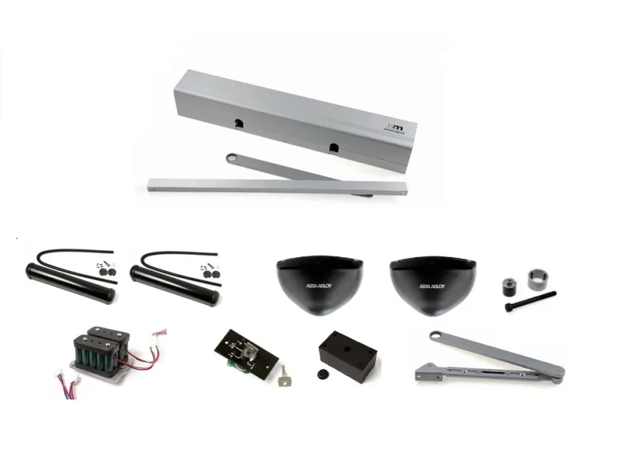 SET6, Pohon SW 200 Push/Pull vč. příslušenství (pohon, EXU-SI, EXU-SA, stříbrné rámenko PUSH nebo PULL