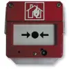BG3I/4/N/B/R, tlačítkový hlásič EX, kov, jiskrově bezpečný, NO/NC