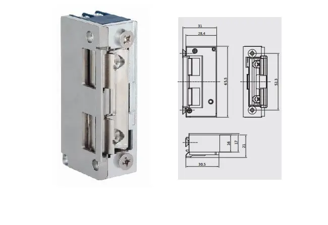 Elektrický otvírač řady ET8,10-24V AC/DC