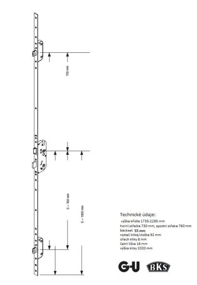 GU-SECURY Automatic 55/92/16/8/1020