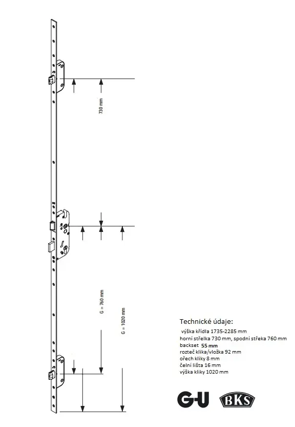 GU-SECURY Automatic 55/92/16/8/1020