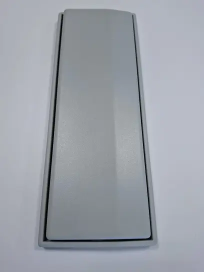 Loketní spínač, barva šedá, plast 210x78x28