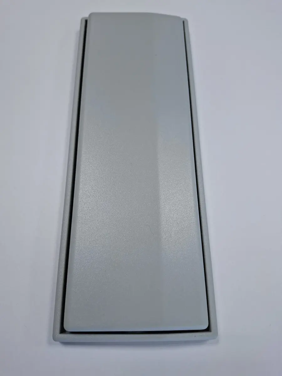 Loketní spínač, barva šedá, plast 210x78x28