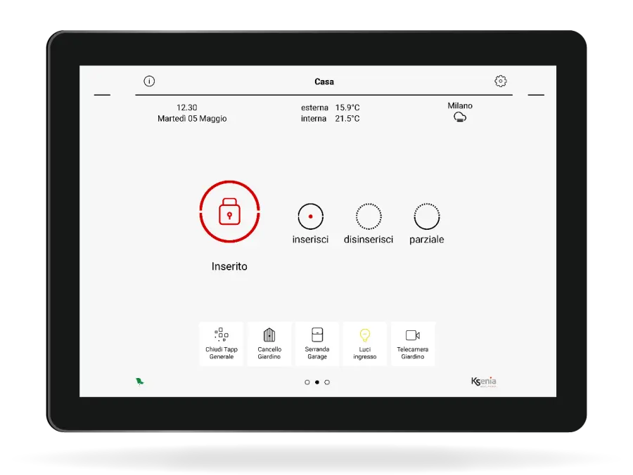 Ergo-T pro - Lares 4.0, dotyková klávesnice