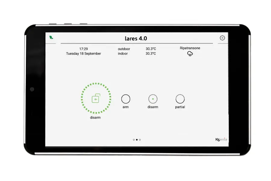 Ergo-T - Lares 4.0, dotyková klávesnice
