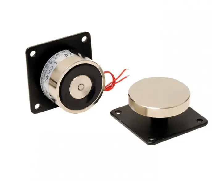 Dveřní magnet 01630I, 24Vdc, 20 kg, kotvící deska