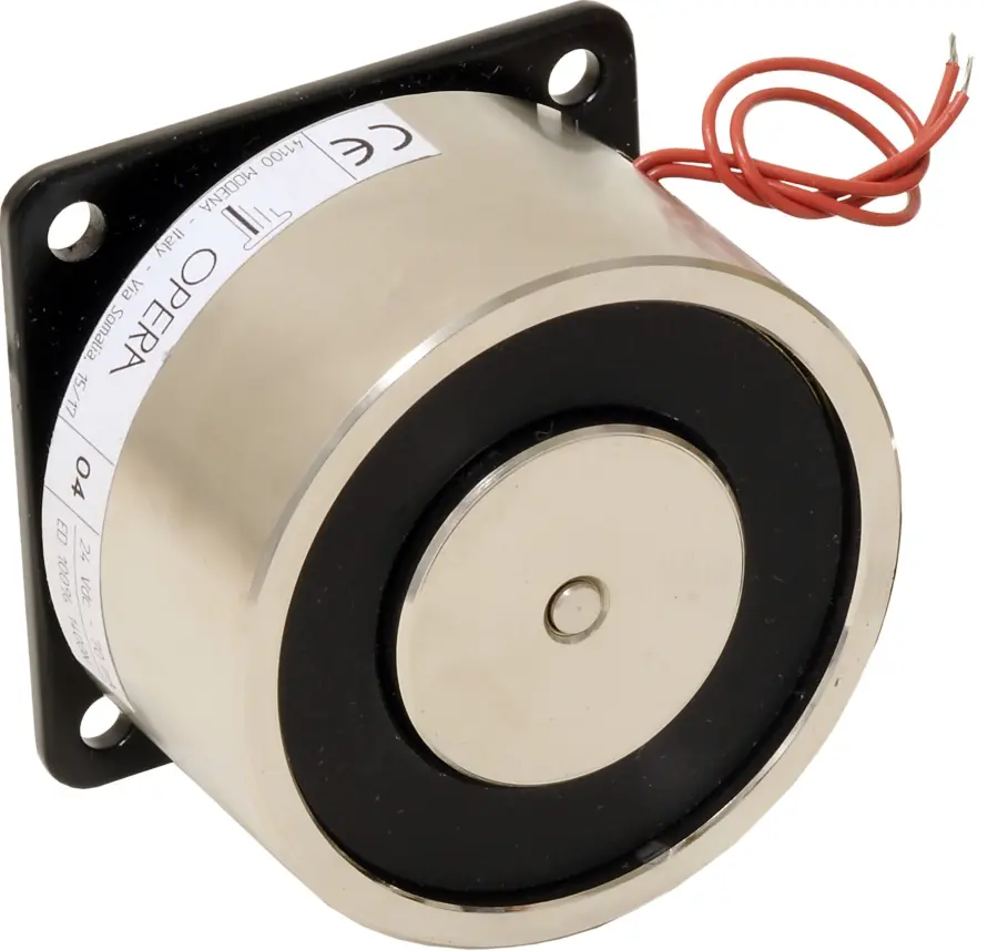 Dveřní magnet 01830, 24Vdc, 140 kg, bez kotvící desky