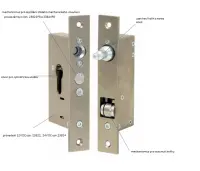 23824FG zámek pro posuvné dveře