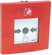 Spínač tlačítkový - červený, bez popisu a loga