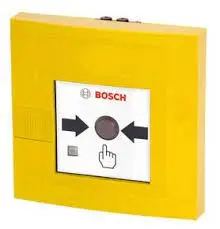 Spínač tlačítkový - žlutý, bez popisu a loga