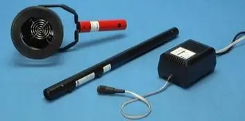 Zkušební přístroj TD hlási.