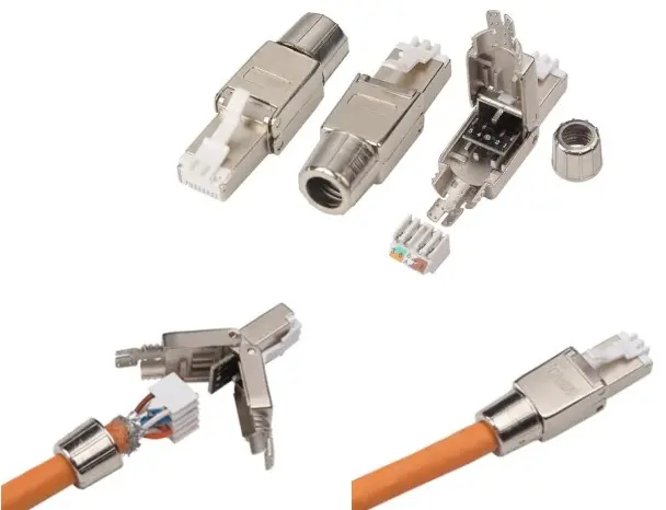 Konektor RJ45 FRP Cat.6a samozářezový