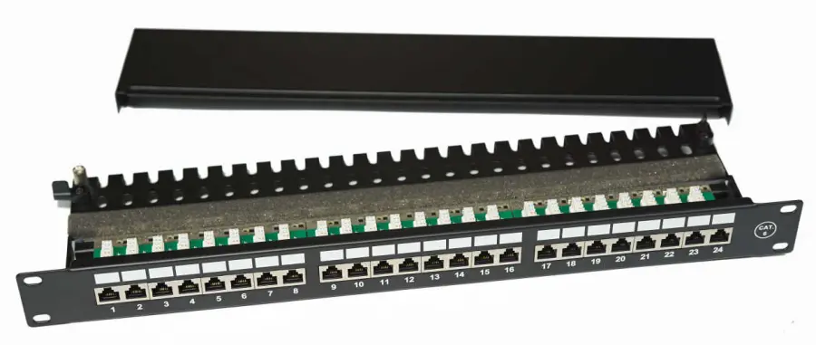 Patch panel 24 port Cat.6 FTP